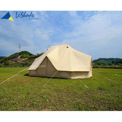 Safe comfortable Family Camping Outdoor canvas bell Tent