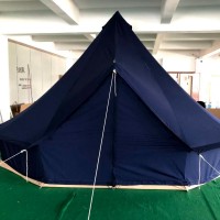 Outdoor Camping Navy Canvas Bell Tent For Sale