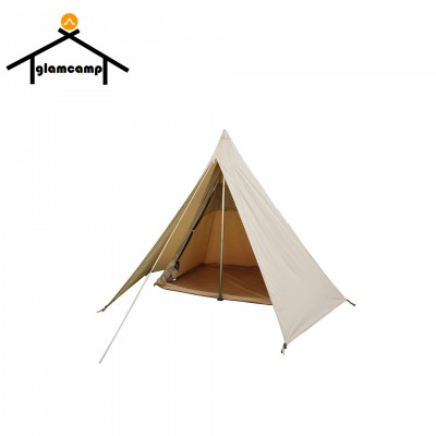 High quality glamping outdoor cotton canvas mni tent teepee tent