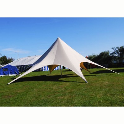 Outdoor new fashion Aluminum pole Star exhibition tent for sale